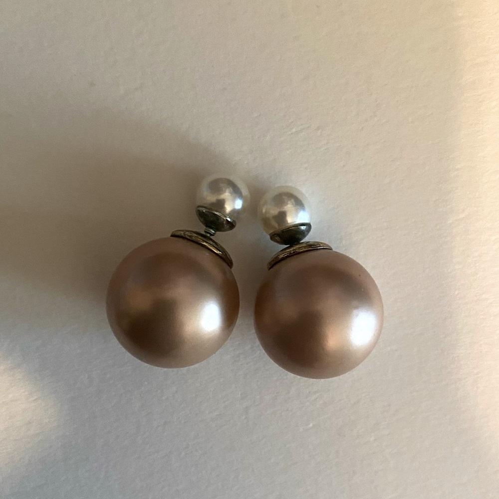 Fake Dior bubble earrings